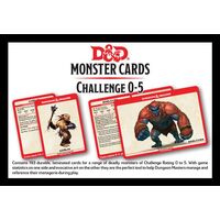 D&D Monster Cards: Challenge 0-5