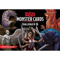 D&D Monster Cards: Challenge 6-16