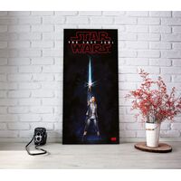 STAR WARS VIIIGLASS POSTER REY