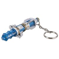 DOCTOR WHO LED TORCH KEY RING 12TH SONIC SCREWDRIVER