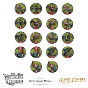 Napoleonic British Casualty Markers Epic