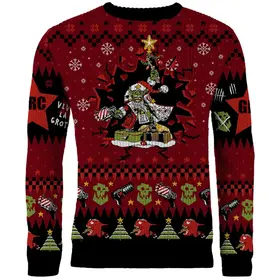 Warhammer 40000: Red Gobbo Christmas Jumper XL