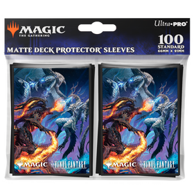MTG FF - Bahamut and Ifrit Sleeves (100)