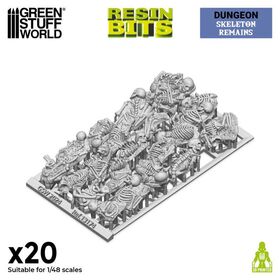 3D printed - Skulls & Bones - Skeleton Remains 1:48