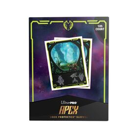 Edge of Eternities 105ct Apex Deck Protector sleeves Green Mythic