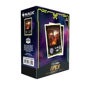Edge of Eternities 105ct Apex Deck Protector sleeves Red Mythic