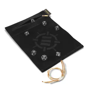 Enhance Roll on a Scroll Dice & Rolling Mat Black