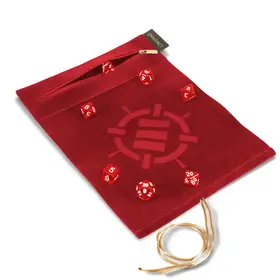 Enhance Roll on a Scroll Dice & Rolling Mat Red