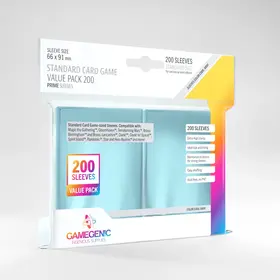 Gamegenic Value Pack Standard Sleeves Clear (200)