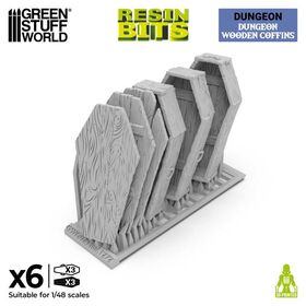 3D Printed - Dungeon Wooden Coffins