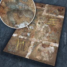 Industrial Ruins Neoprene Game Mat 22"x30"