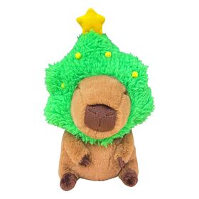 Capybara Plush Figure Capybara with Christmas Tree 32cm