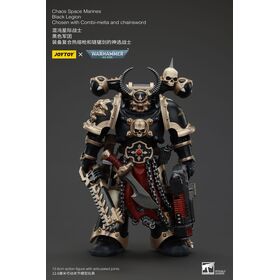Chaos Space Marines Black Legion Chosen with Combi-melta and chainsword 20cm