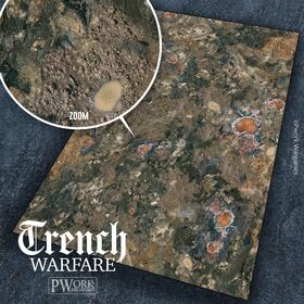 Trench Warfare Neoprene Game Mat 22"x30"