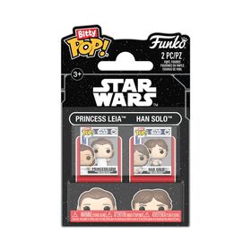 Bitty Pop! Princess Leia & Han Solo - Star Wars TESB 2-PACK