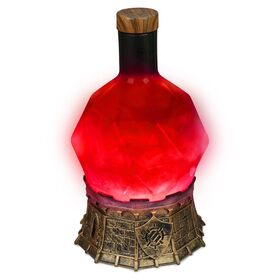 Sorcerer's Potion Light with Swirling Mystical Brew (Red)
