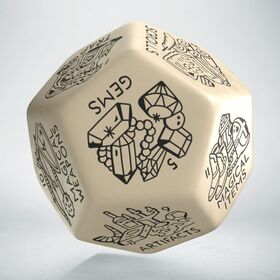 Treasure Generator Die: Beige&Black