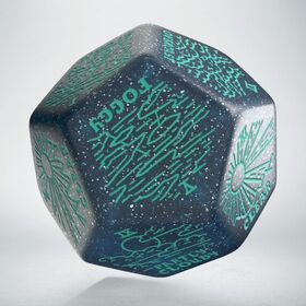 Weather Generator Die: Shimmering Blue&Turquoise