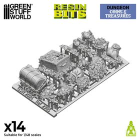 3D Printed - Coins and Tresures