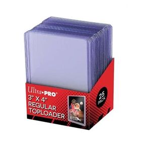 Toploader - 3"X4" Clear Regular (25 pieces)