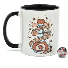 Glassstaff Gift Set Mug & Dice D20 Coffee Potion