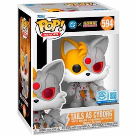 Pop! Tails as Cyborg - DC X Sonic The Hedgehog #594