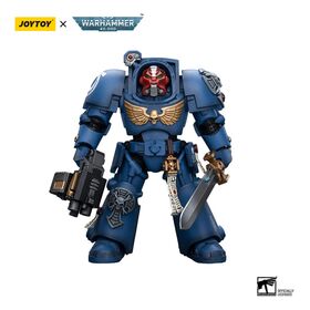 Ultramarines Terminator Sergeant with Power Sword and Teleport Homer Action Figure 12cm