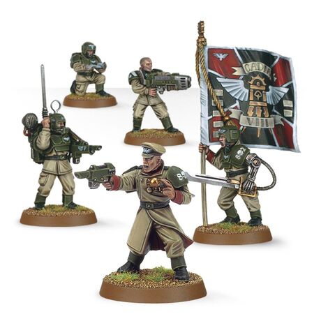 Imperial Guard Cadian Command Squad