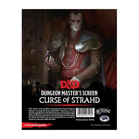 D&D Curse of Strahd DM's Screen