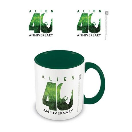 Alien Coloured Inner Mug 40th Anniversary