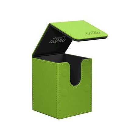 FLIP DECK CASE 100+ GREEN LEATHERETTE