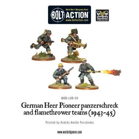 German Heer Pioneer Panzerschreck & Flamethrower