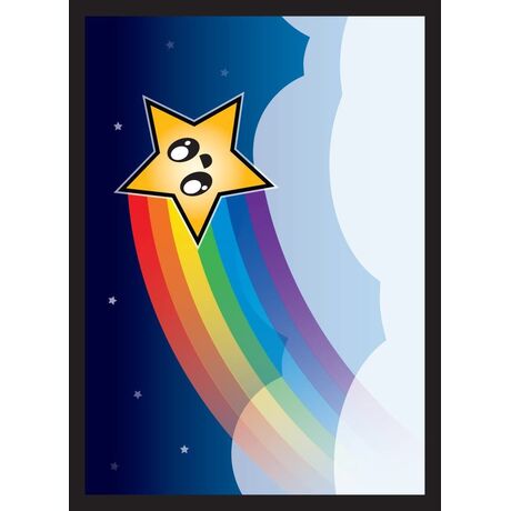 LEGION DOUBLE MATTE SLEEVES RAINBOW STAR