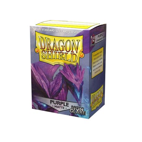 Dragon Shield Purple Matte Sleeves Non-Glare
