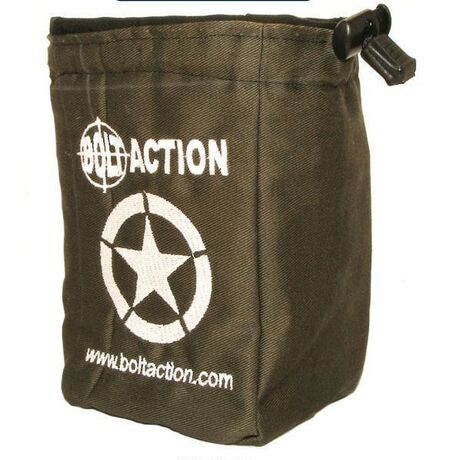 Bolt Action Allied Star Dice Bag & Green Dice