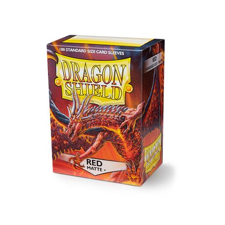 Dragon Shield Red Matte Sleeves