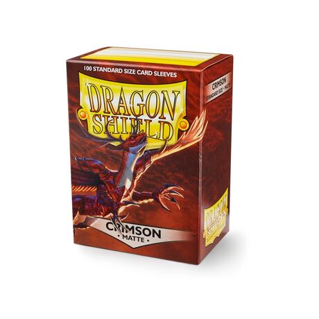 Dragon Shield Crimson Matte Sleeves