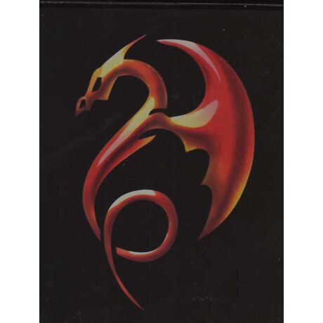 Four pocket Tribal Dragon portfolio