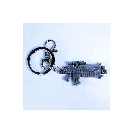 WARHAMMER 40K METAL KEYCHAIN BOLTER METALLIC