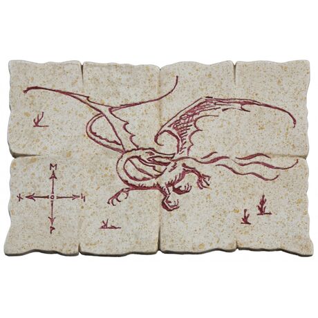 Hobbit Magnet Dragon Map