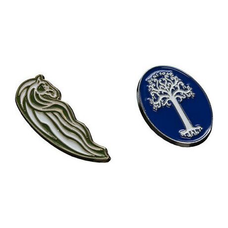Lord of the Rings Collectors Pins 2-Pack Rohan Horse & White Tree