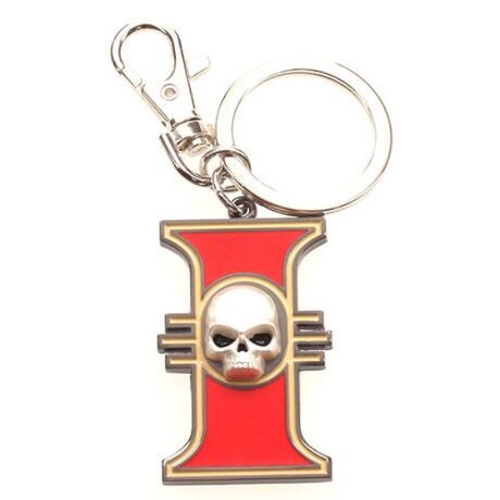WARHAMMER 40K METAL KEYCHAIN INQUISITION EMBLEM