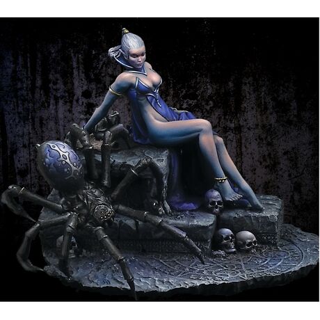 Dark Elf Priestess 90mm