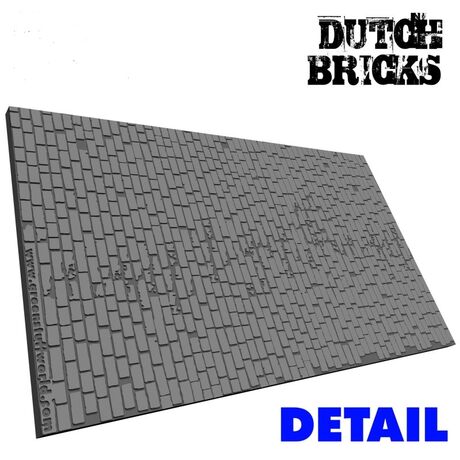 Small Dutch Bricks Rolling Pin