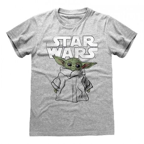 STAR WARS MANDALORIAN: THE CHILD SKETCH T-SHIRT (L)