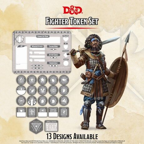 Fighter Token Set