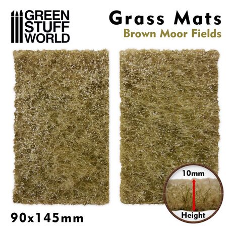 Grass Mat Cut-Out - Brown Moor Fields