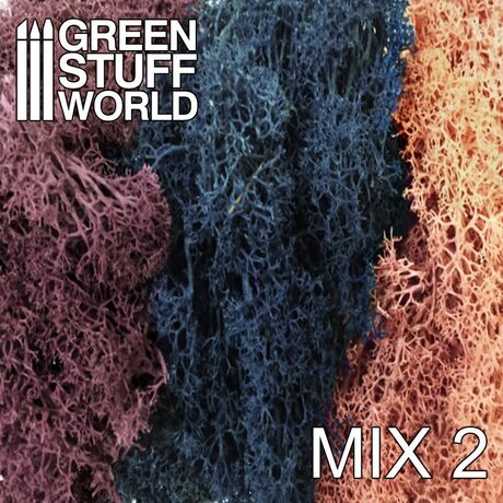 SCENERY MOSS - MIX 2 (PINK/BLUE/VIOLET)