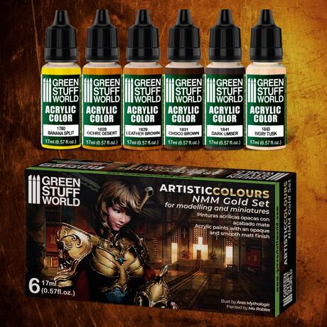 Artistic Colours NMM Gold Set 17ml