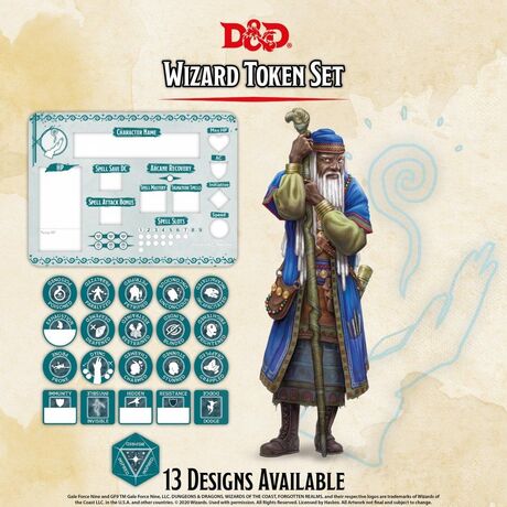 Wizard Token Set DD5